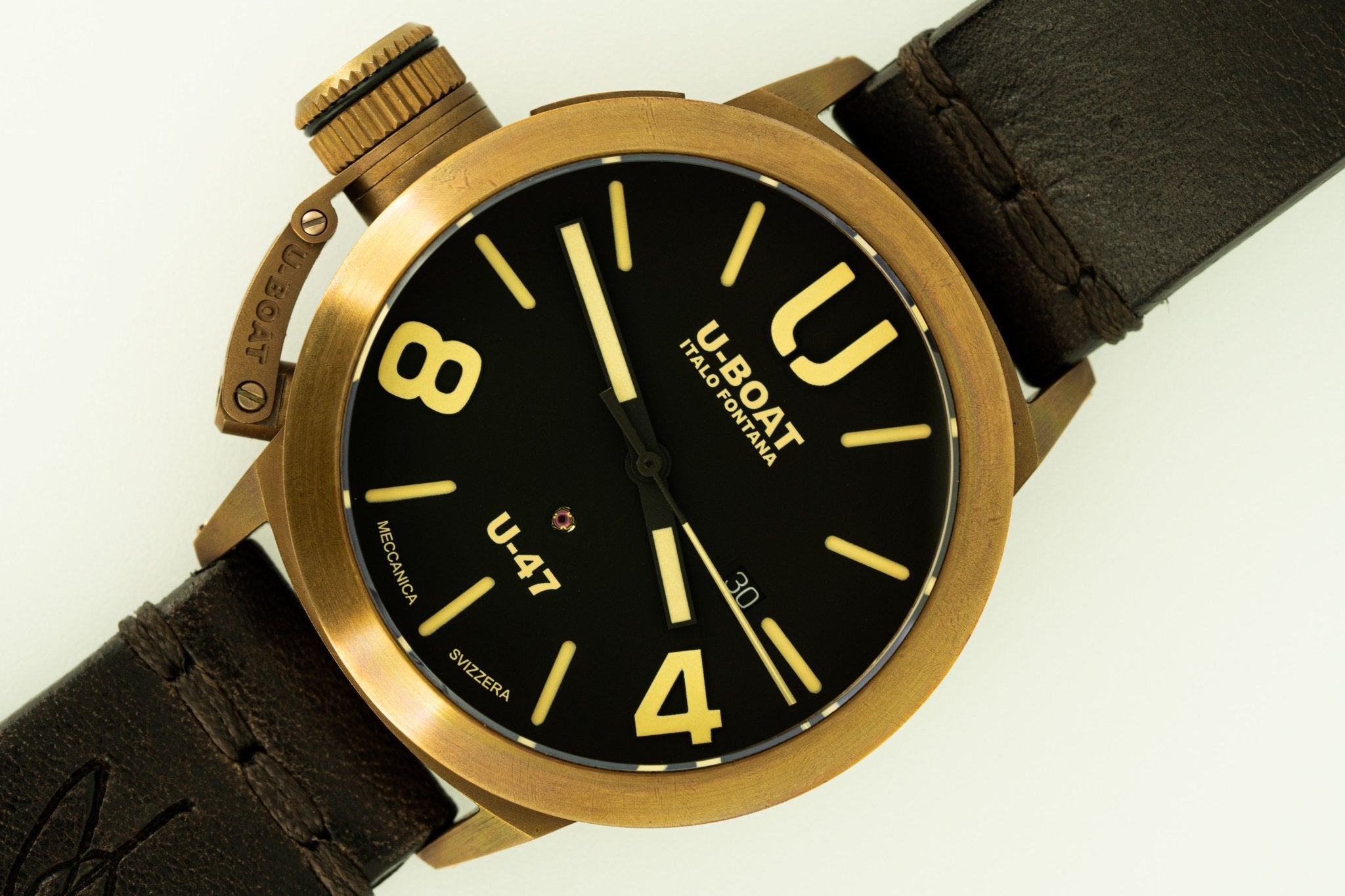 U-Boat Men’s Watch 47mm Classico U-47 Bronze