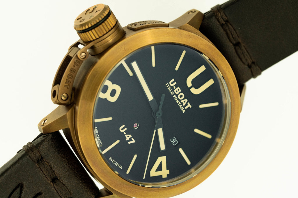 U-Boat Men’s Watch 47mm Classico U-47 Bronze