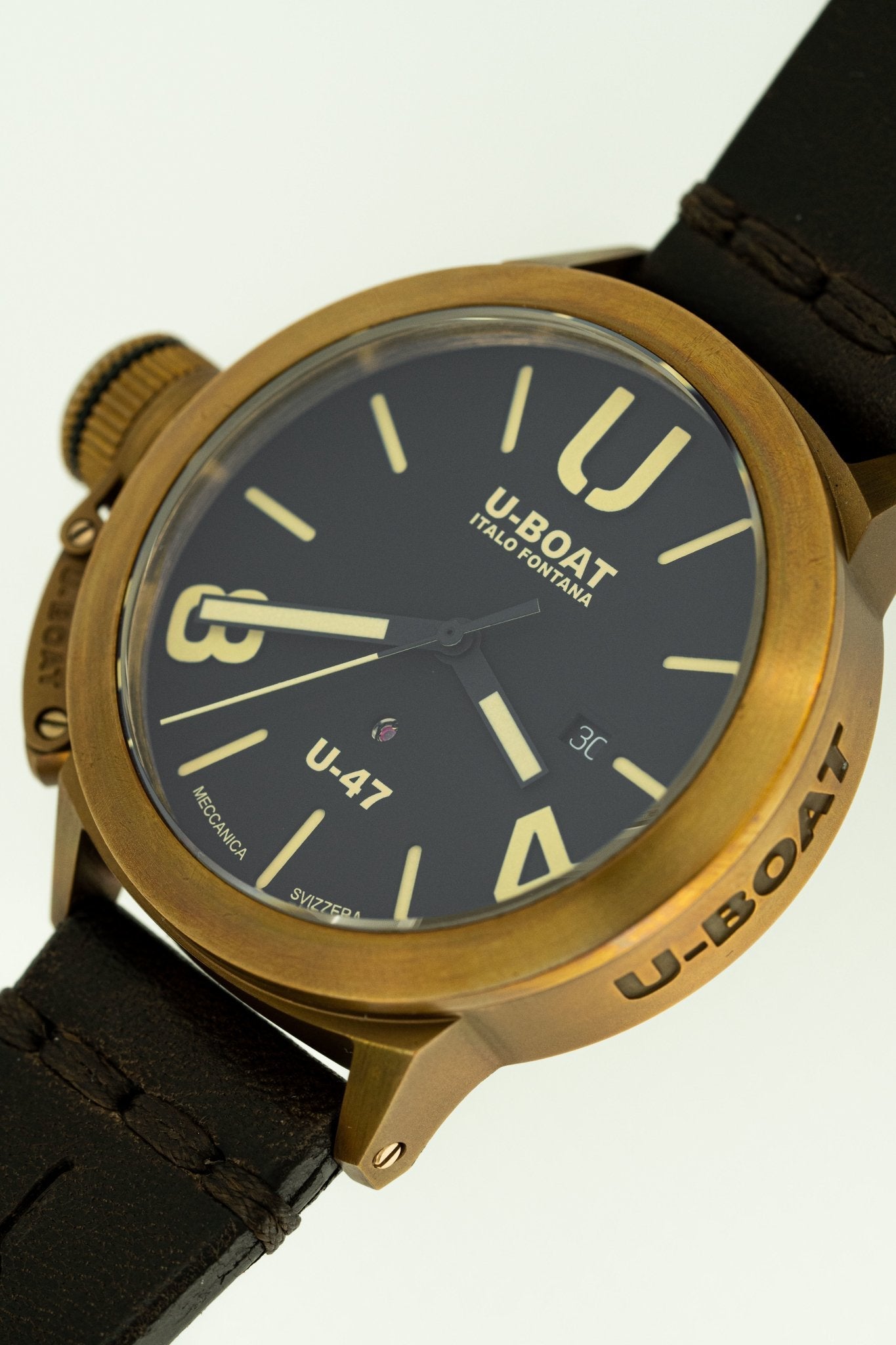 U-Boat Men’s Watch 47mm Classico U-47 Bronze