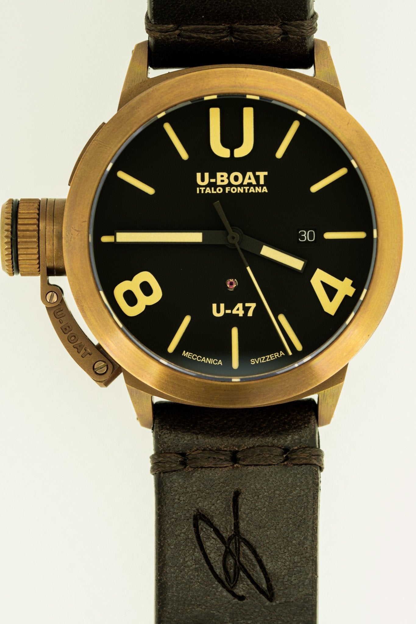 U-Boat Men’s Watch 47mm Classico U-47 Bronze