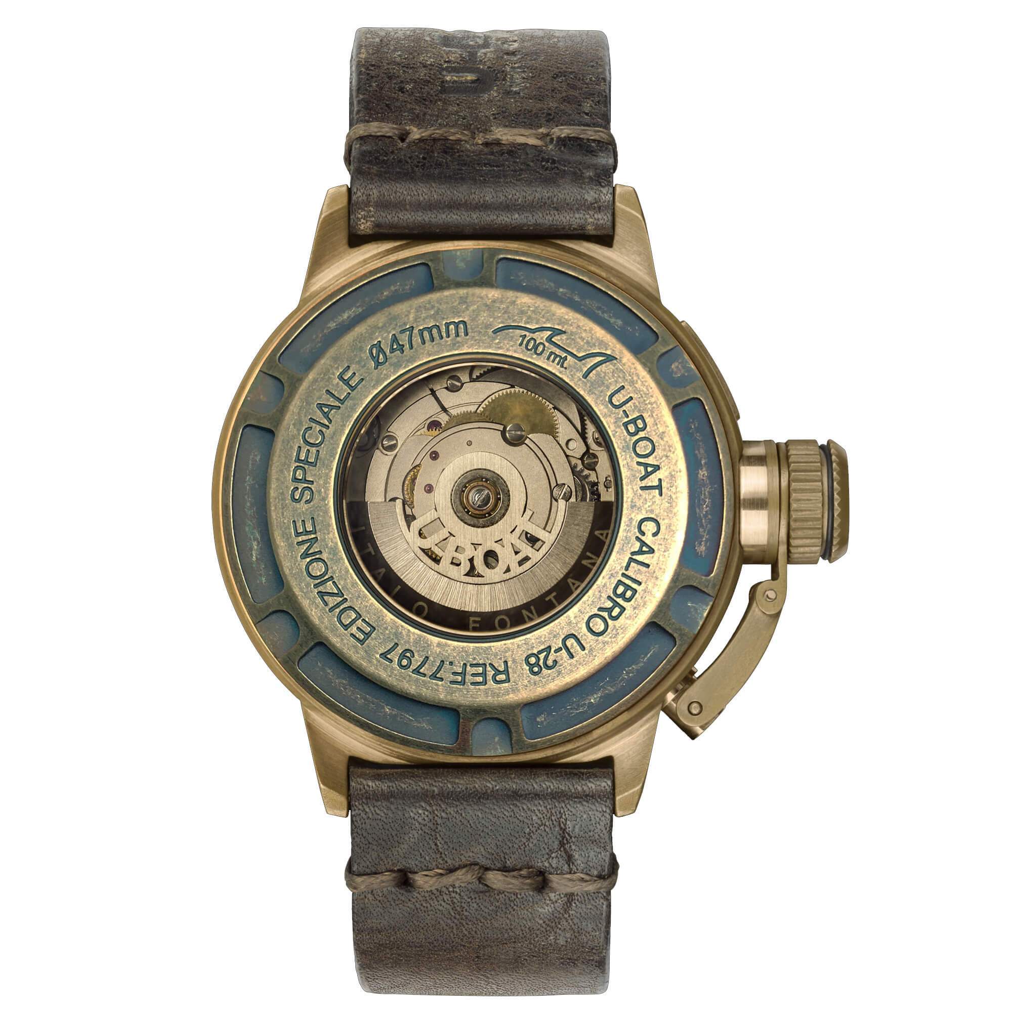 U-Boat Men’s Watch 47mm Classico U-47 Bronze