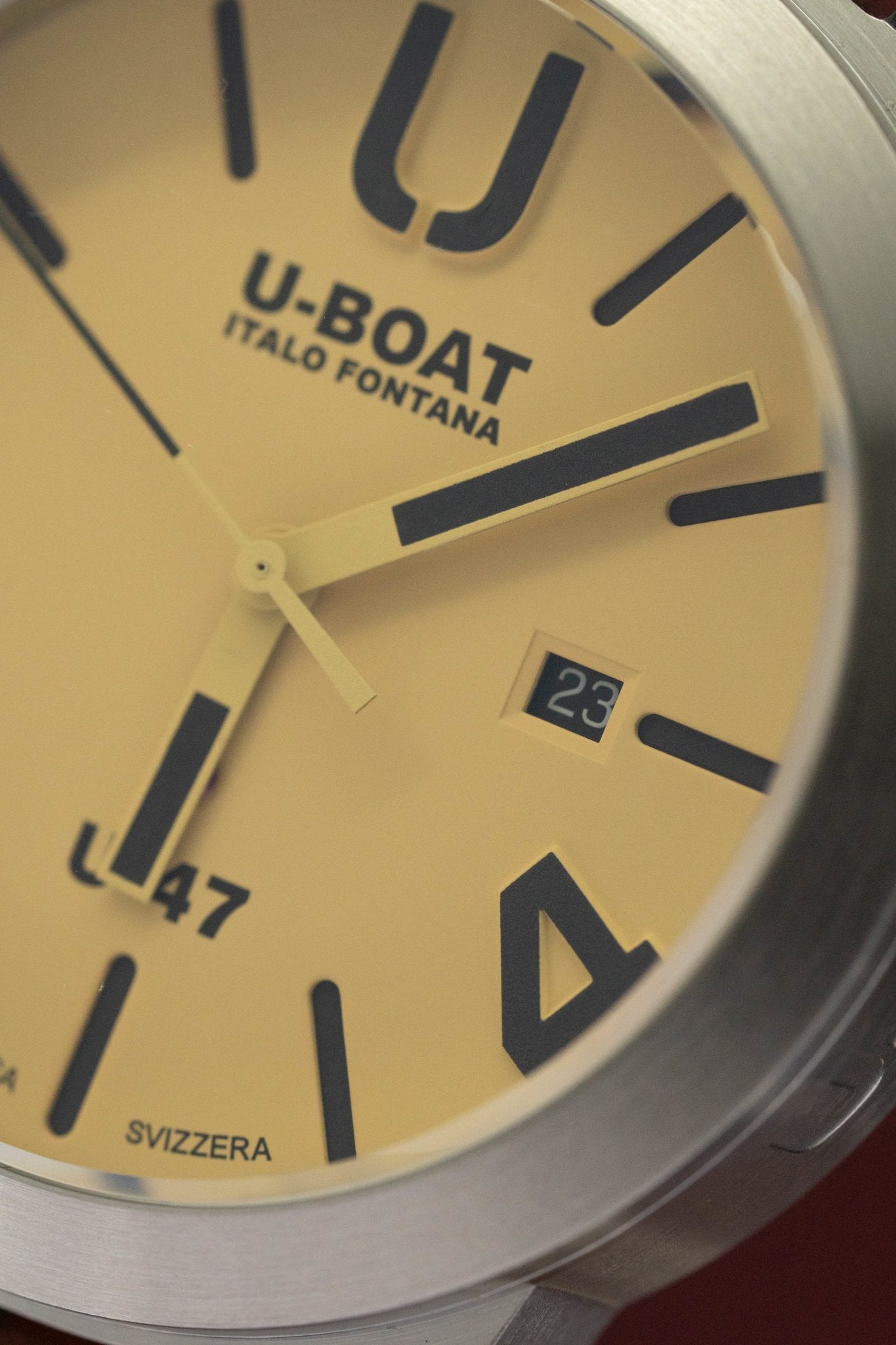 U-Boat Men’s Watch 47mm Classico U-47 Beige