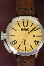 U-Boat Men’s Watch 47mm Classico U-47 Beige