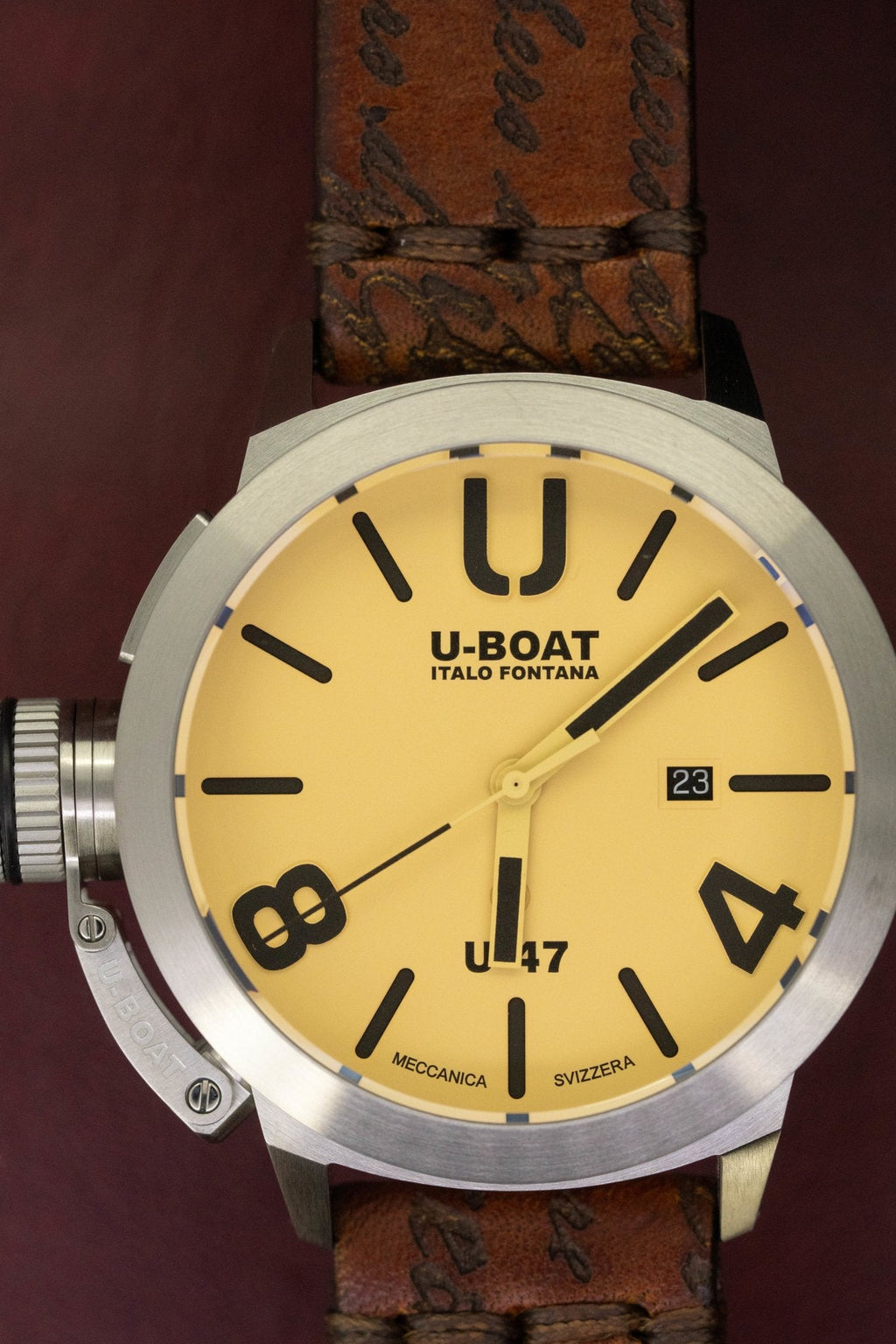 U-Boat Men’s Watch 47mm Classico U-47 Beige