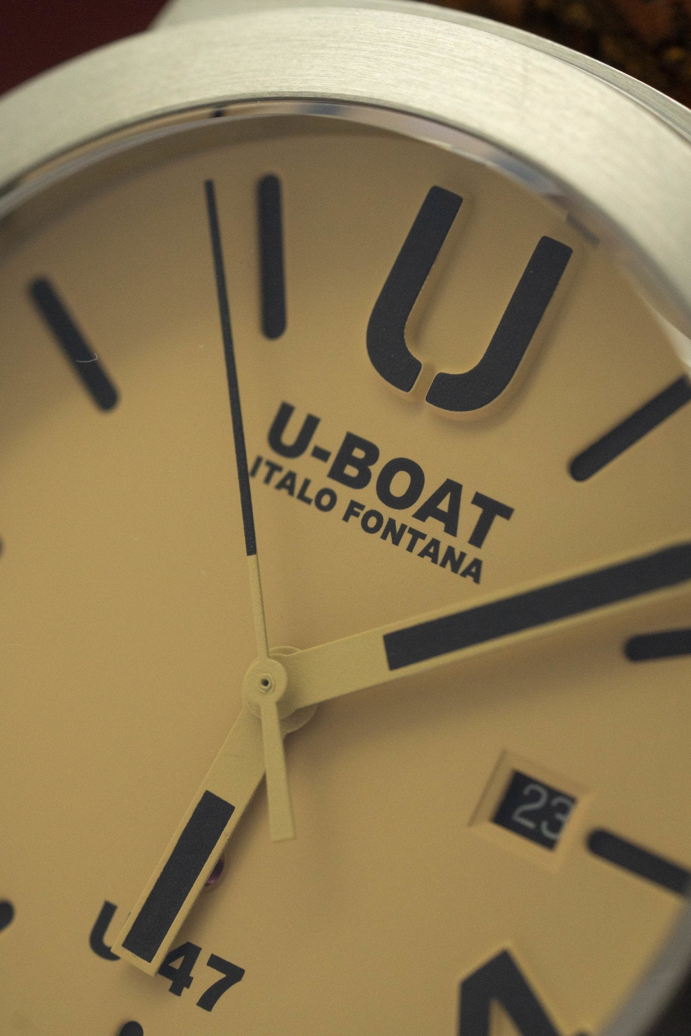 U-Boat Men’s Watch 47mm Classico U-47 Beige