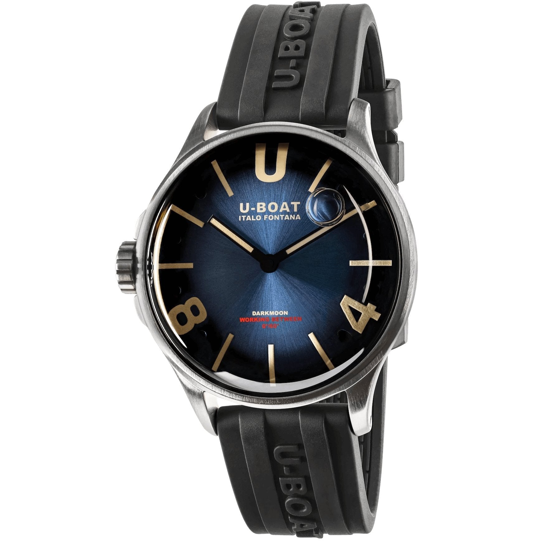 U-Boat Watch Darkmoon 40 Blue Soleil Steel