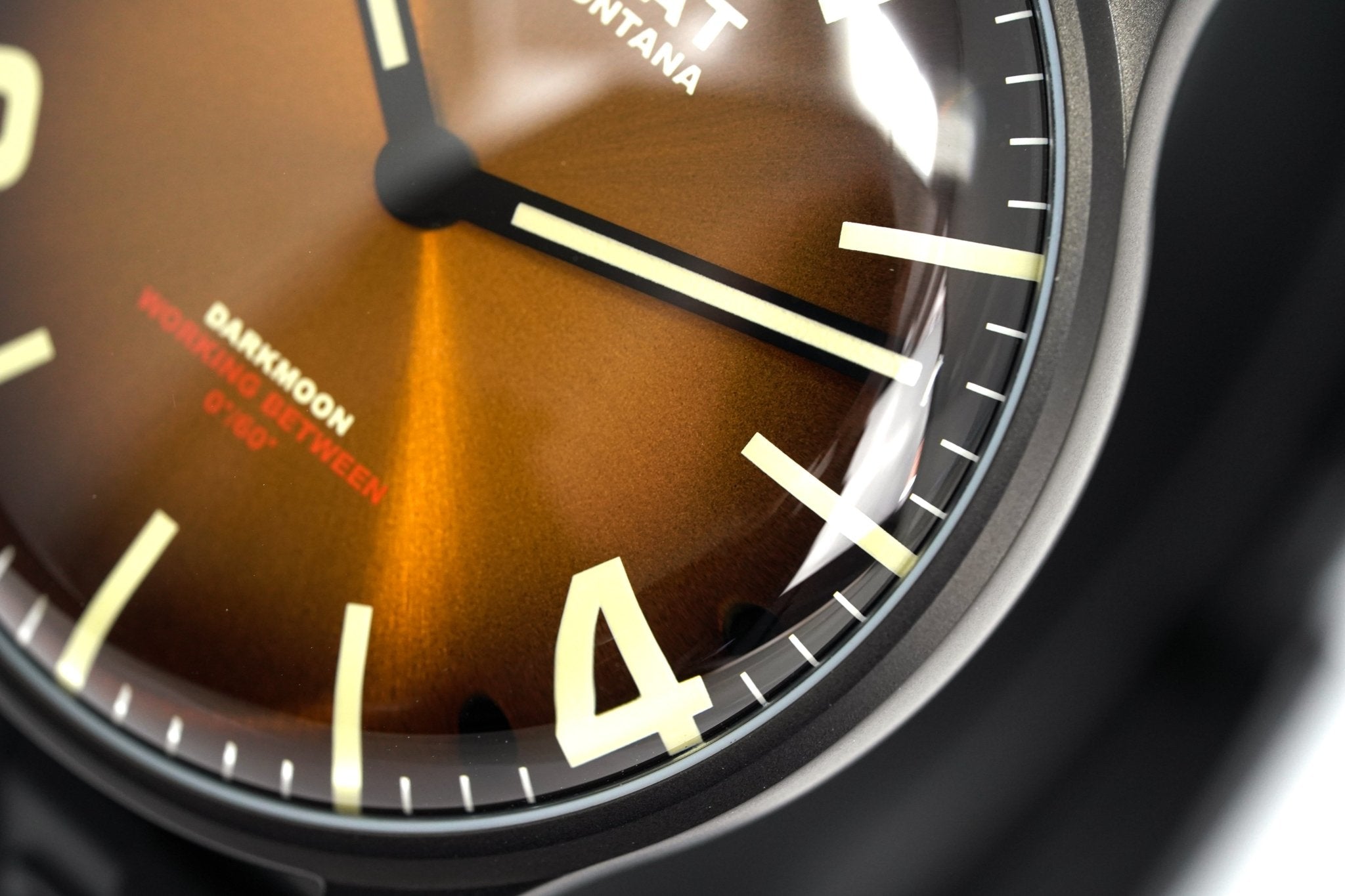 U-Boat Watch Darkmoon 44 Elegant Brown IP Black