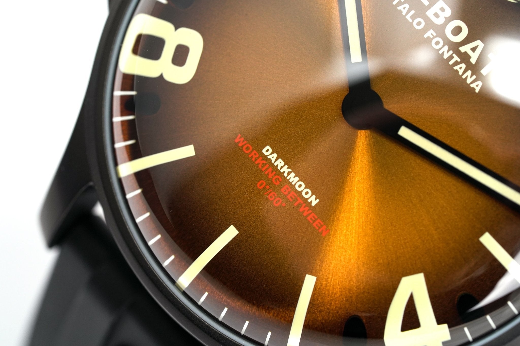 U-Boat Watch Darkmoon 44 Elegant Brown IP Black