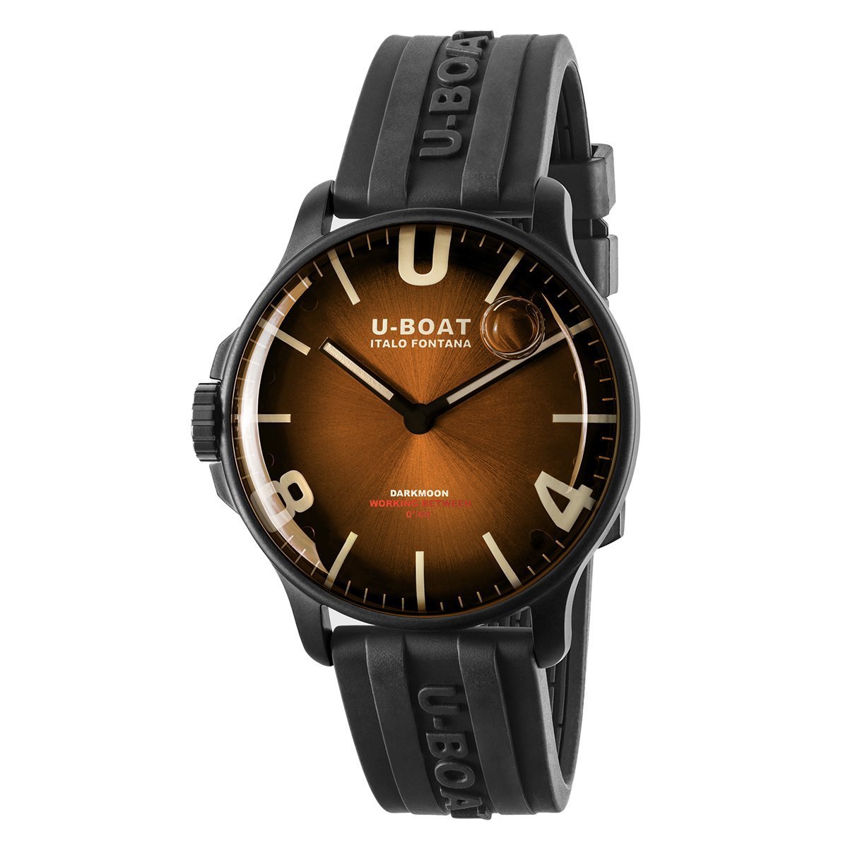 U-Boat Watch Darkmoon 44 Elegant Brown IP Black