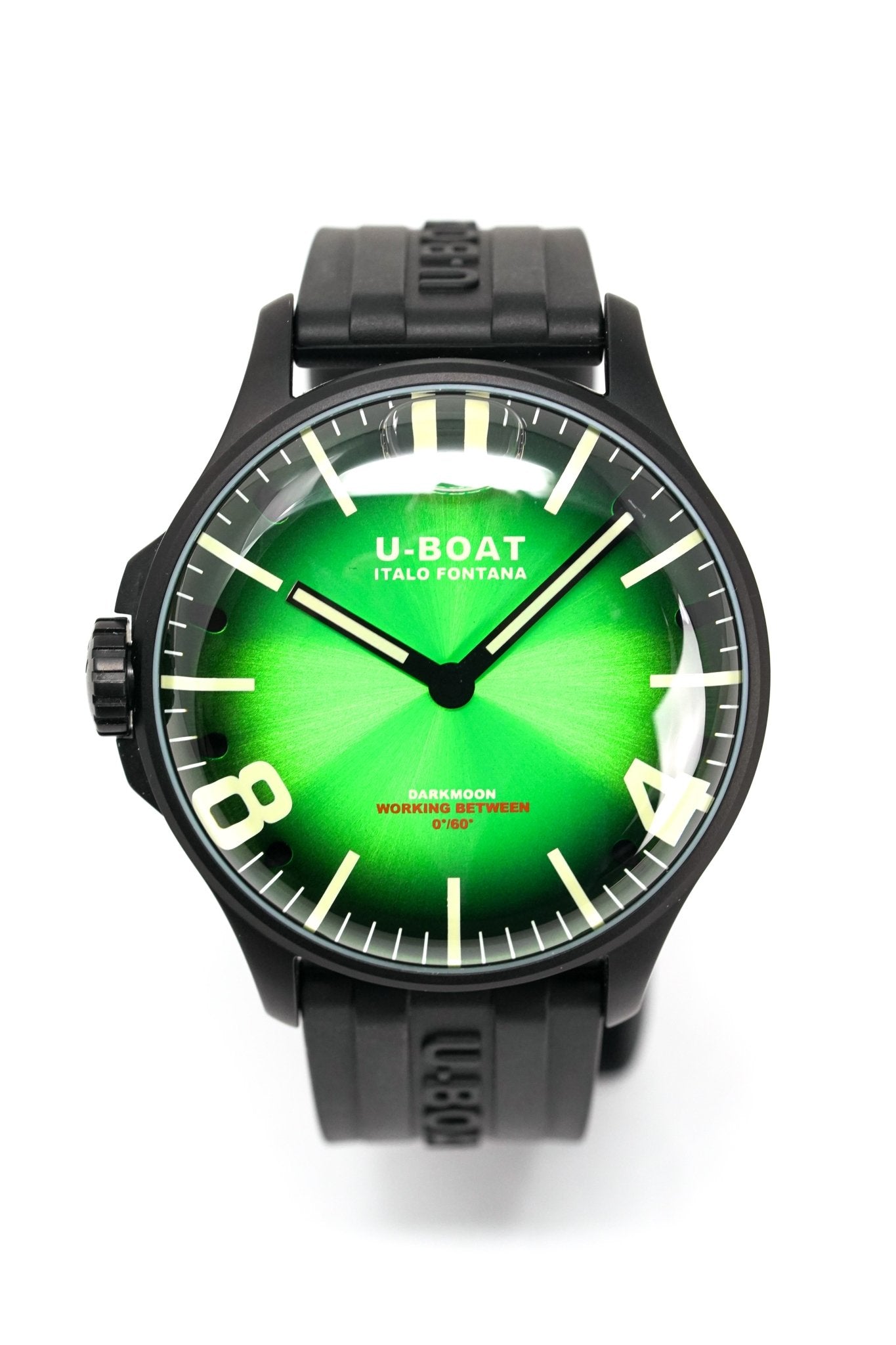 U-Boat Watch Darkmoon 44 Green Soleil IP Black
