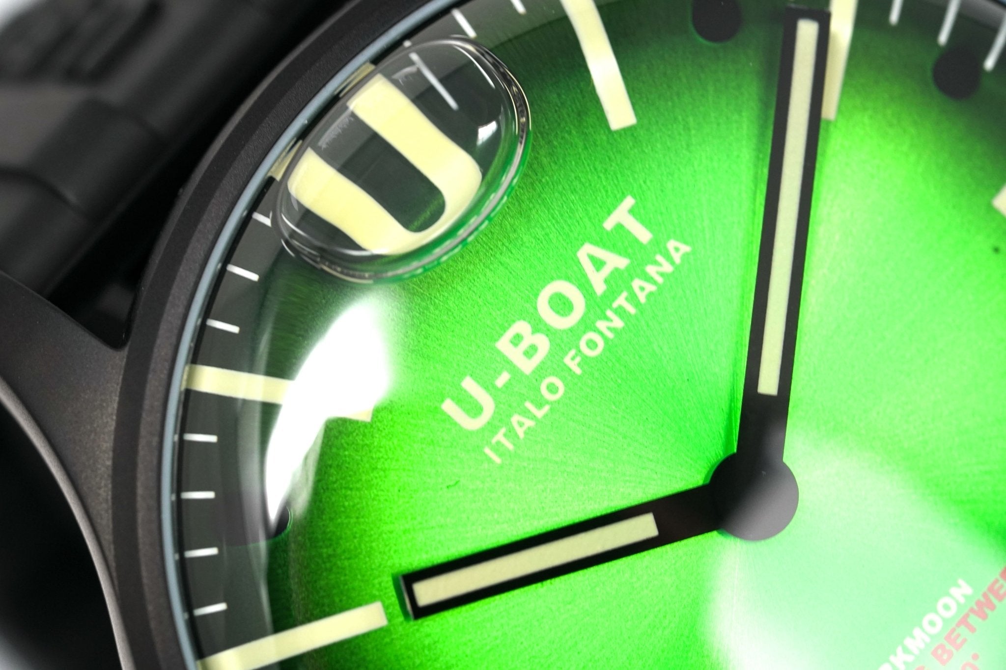 U-Boat Watch Darkmoon 44 Green Soleil IP Black