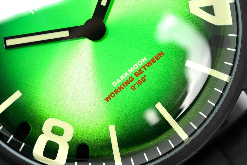 U-Boat Watch Darkmoon 44 Green Soleil IP Black