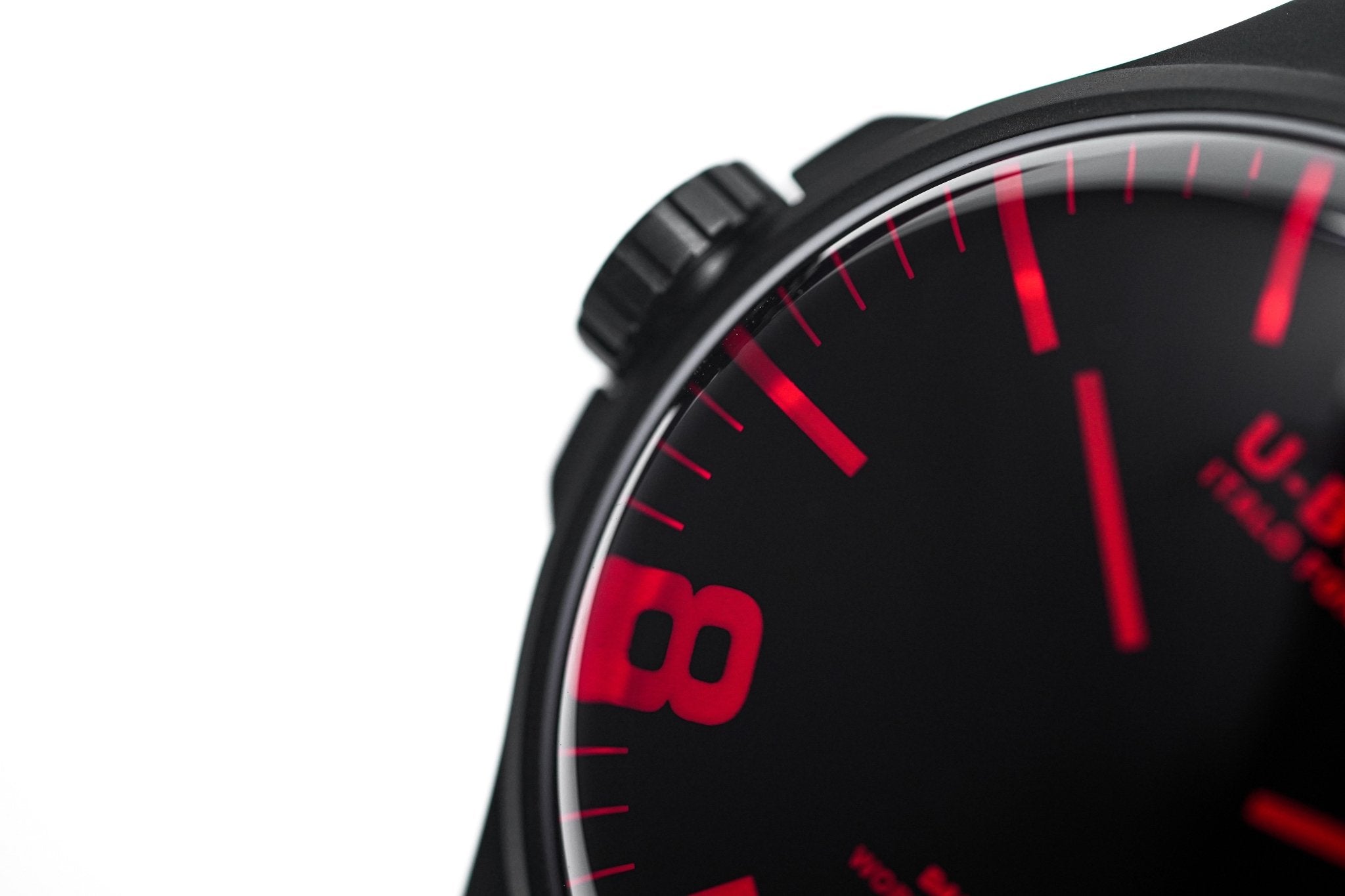 U-Boat Watch Darkmoon 44 Red Sapphire IP Black