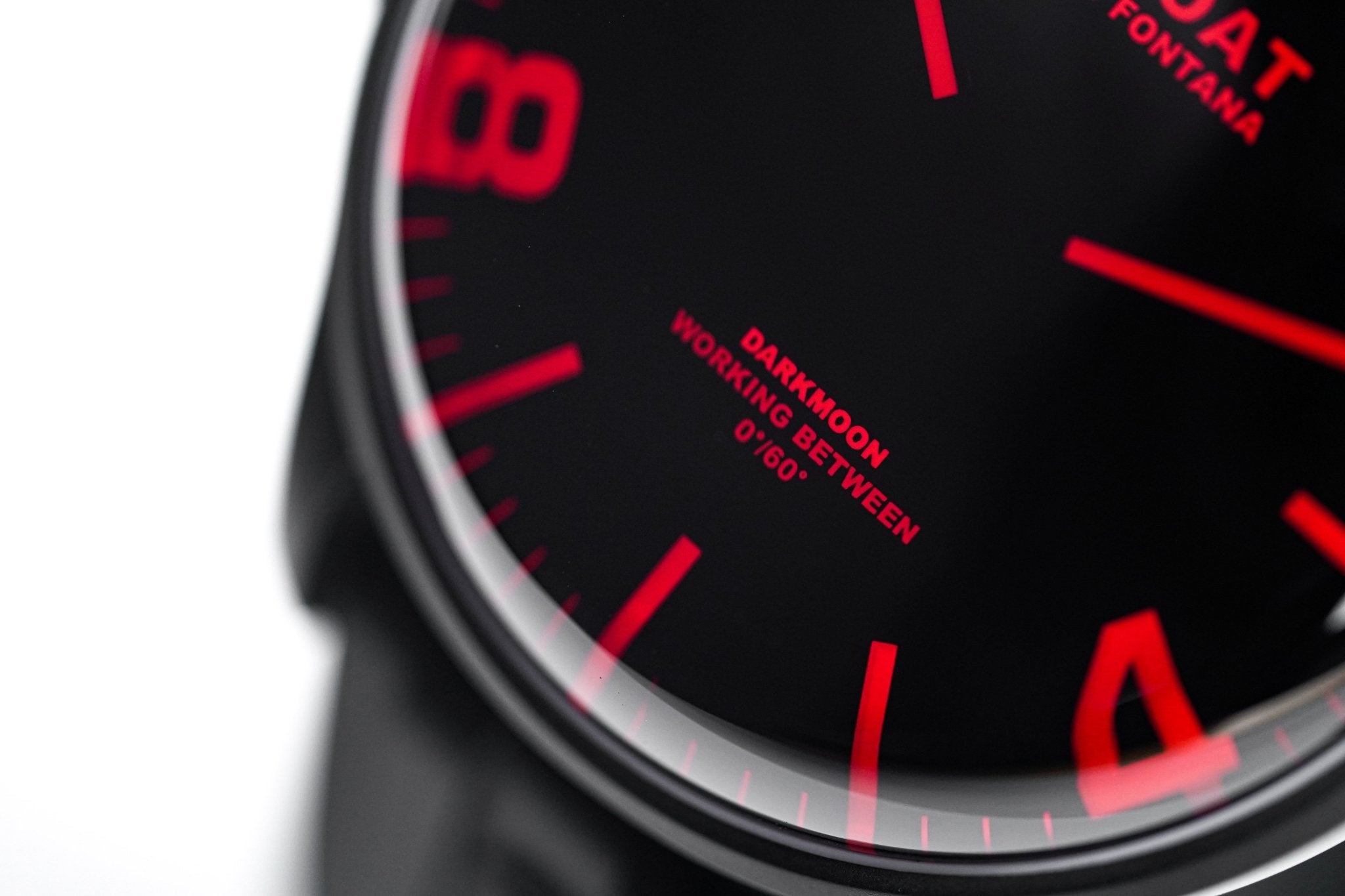 U-Boat Watch Darkmoon 44 Red Sapphire IP Black