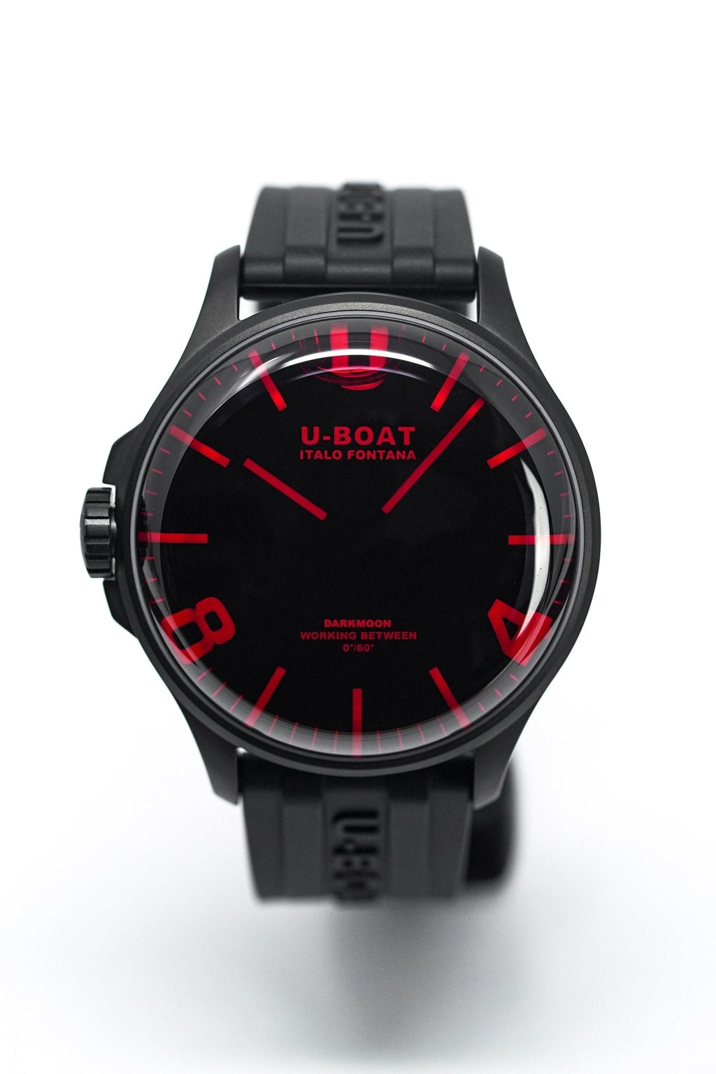 U-Boat Watch Darkmoon 44 Red Sapphire IP Black