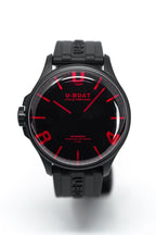 U-Boat Watch Darkmoon 44 Red Sapphire IP Black