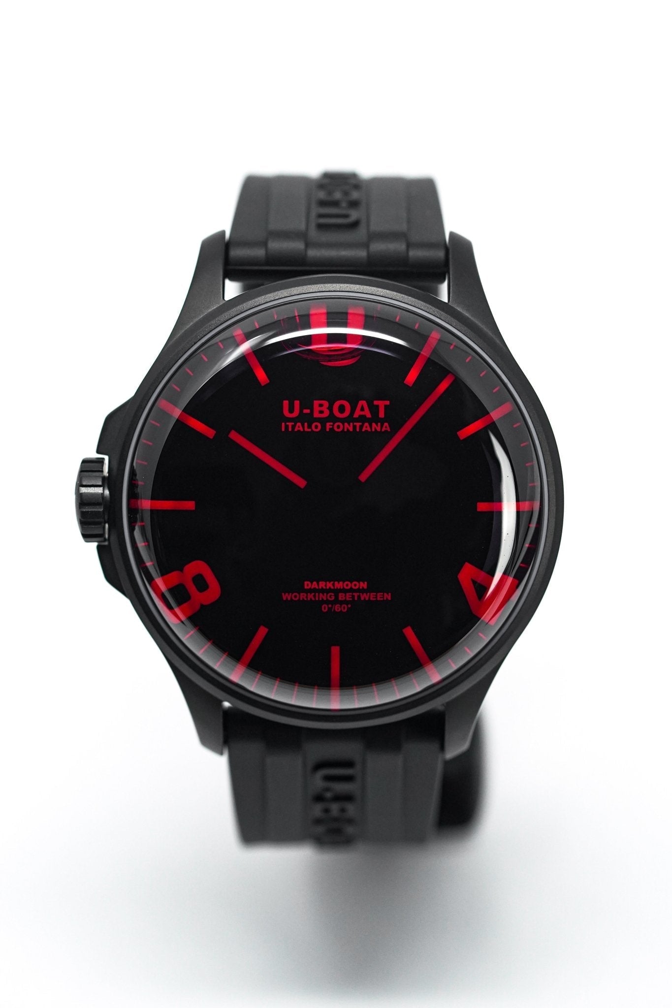 U-Boat Watch Darkmoon 44 Red Sapphire IP Black