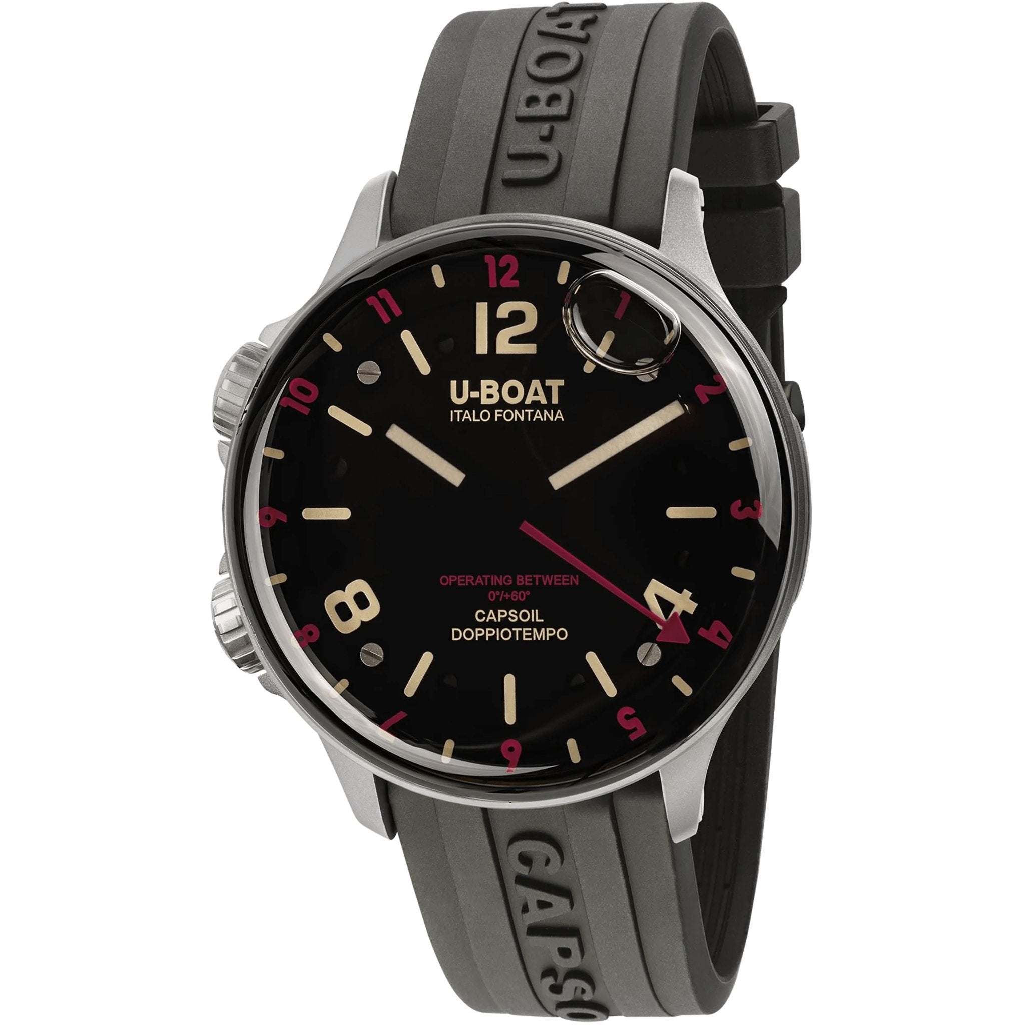 U-Boat Watch Doppiotempo 45 Red Rehaut