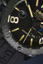 U-Boat Men’s Watch 46mm Sommerso Diver DLC Black