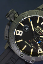U-Boat Men’s Watch 46mm Sommerso Diver DLC Black