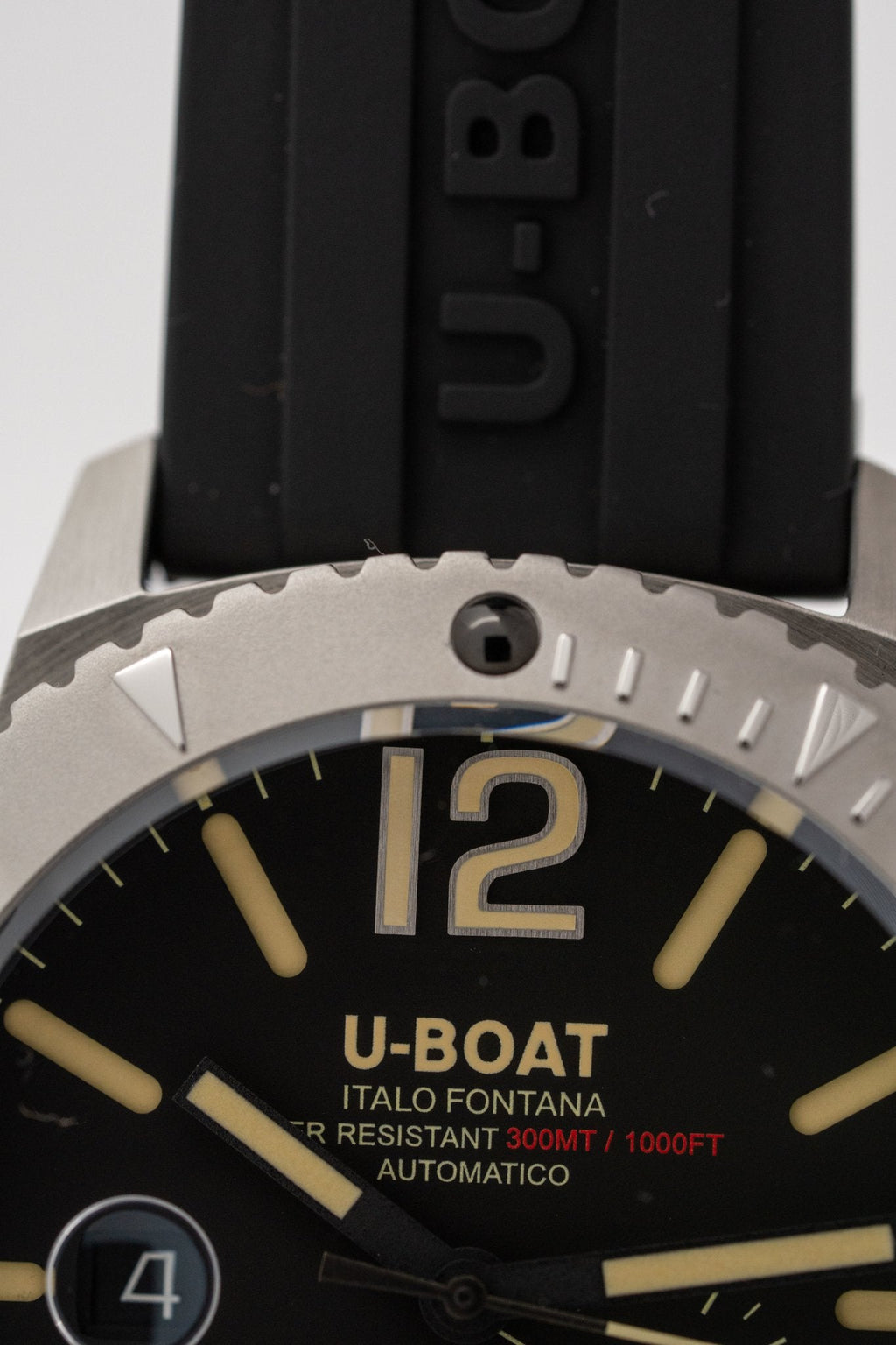 U-Boat Men’s Watch 46mm Sommerso Automatic Diver Black