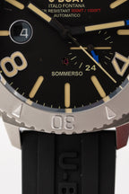 U-Boat Men’s Watch 46mm Sommerso Automatic Diver Black