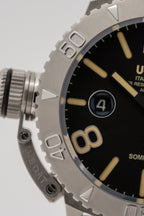 U-Boat Men’s Watch 46mm Sommerso Automatic Diver Black