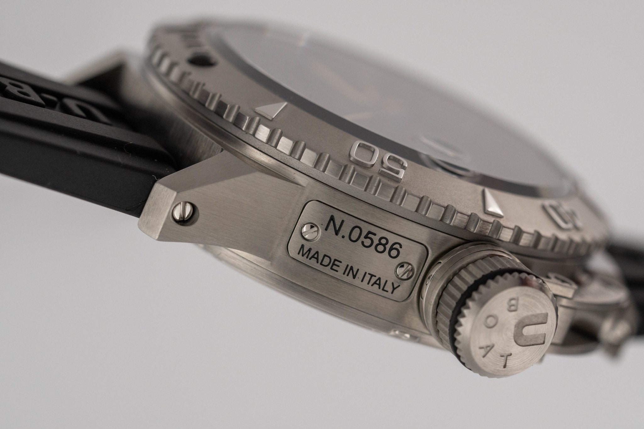 U-Boat Men’s Watch 46mm Sommerso Automatic Diver Black