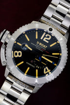 U-Boat Men’s Watch 46mm Sommerso Automatic Diver Steel