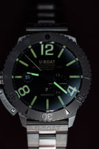 U-Boat Men’s Watch 46mm Sommerso Automatic Diver Steel