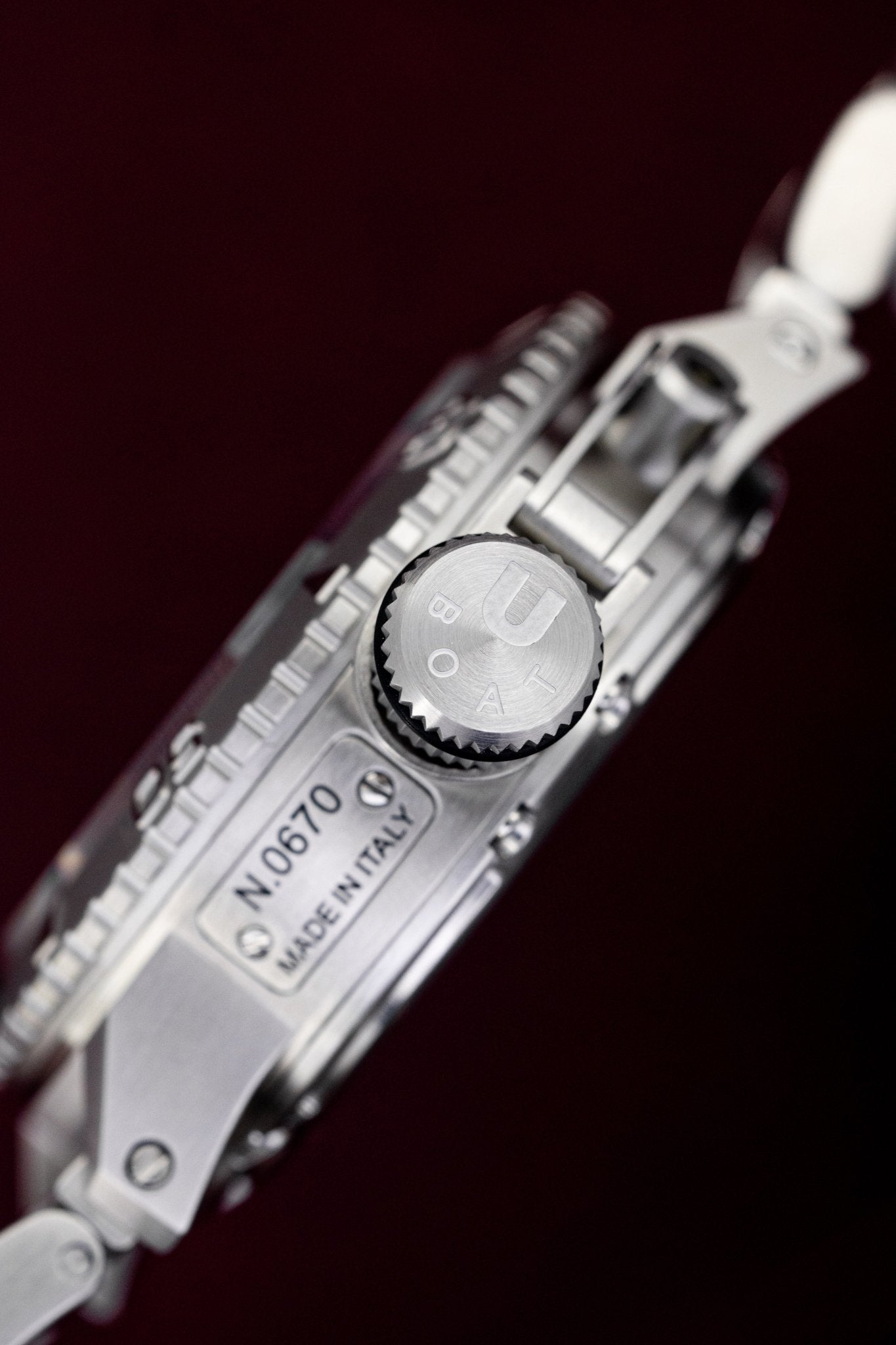 U-Boat Men’s Watch 46mm Sommerso Automatic Diver Steel