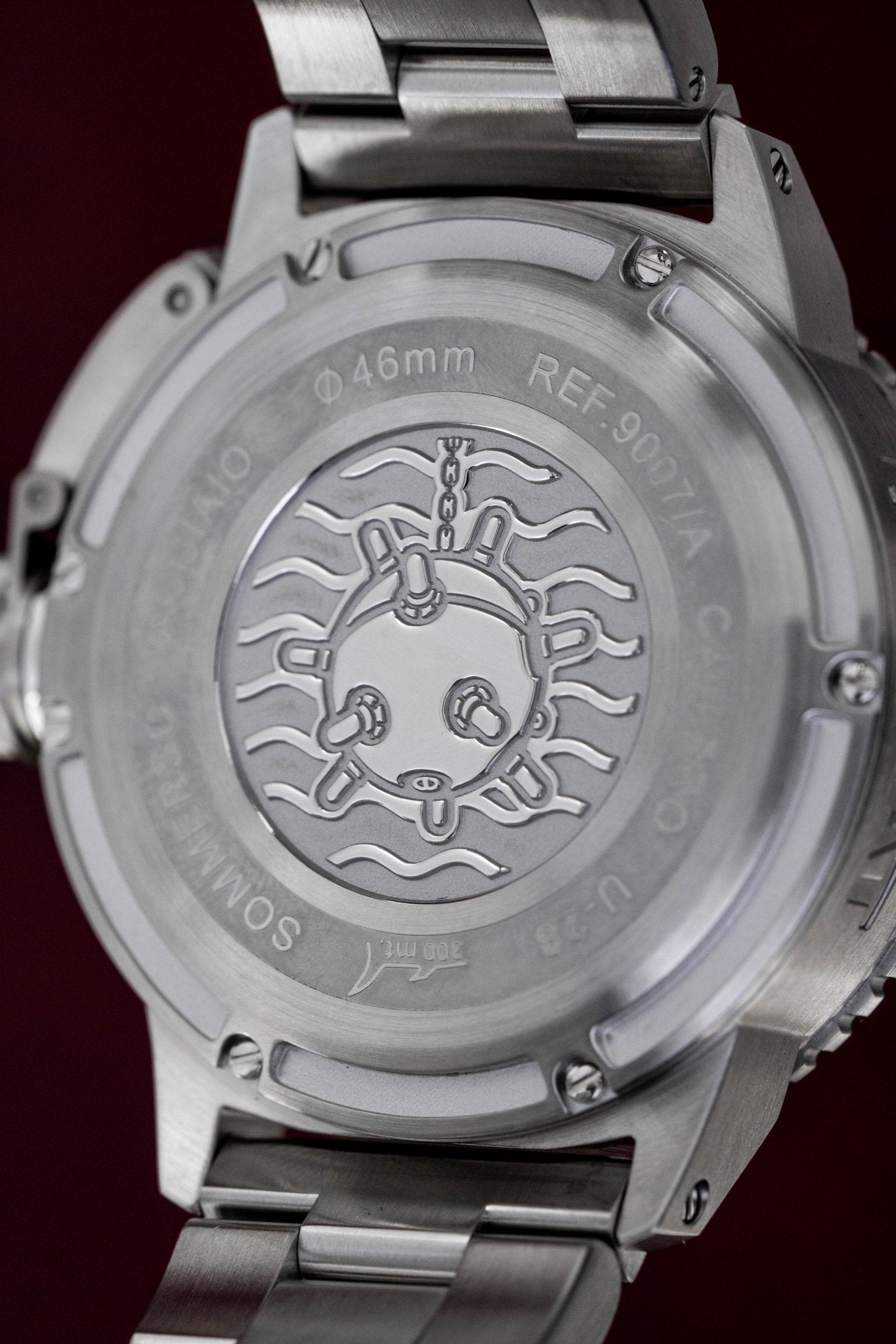 U-Boat Men’s Watch 46mm Sommerso Automatic Diver Steel