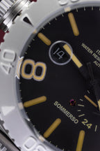 U-Boat Men’s Watch 46mm Sommerso Automatic Diver Steel