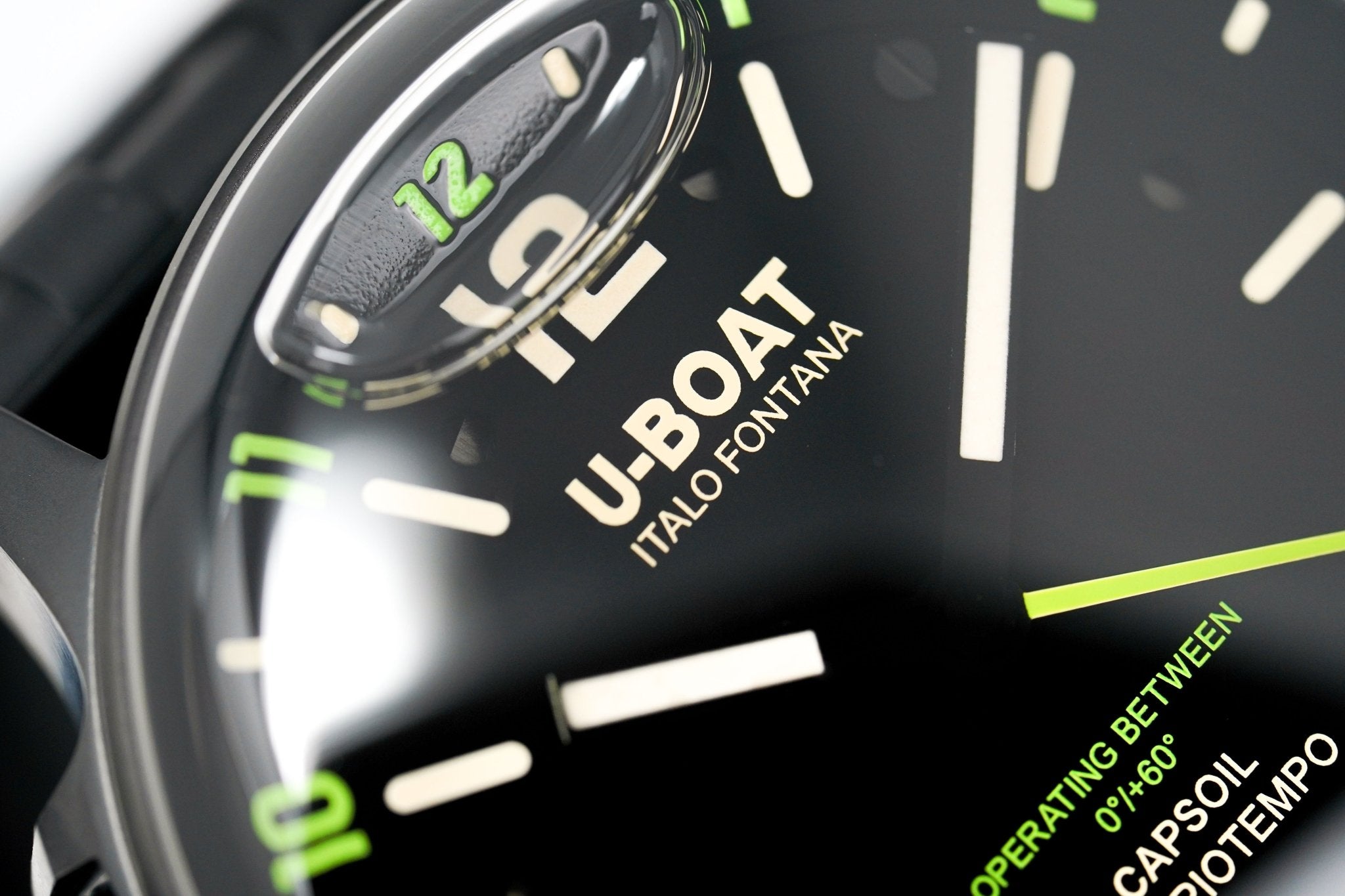 U-Boat Watch Capsoil Doppiotempo 45 DLC Green Rehaut