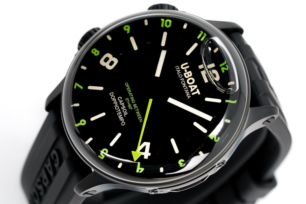 U-Boat Watch Capsoil Doppiotempo 45 DLC Green Rehaut