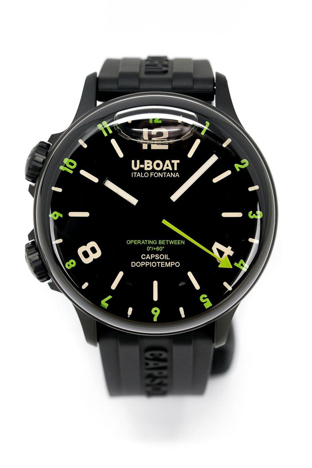 U-Boat Watch Capsoil Doppiotempo 45 DLC Green Rehaut