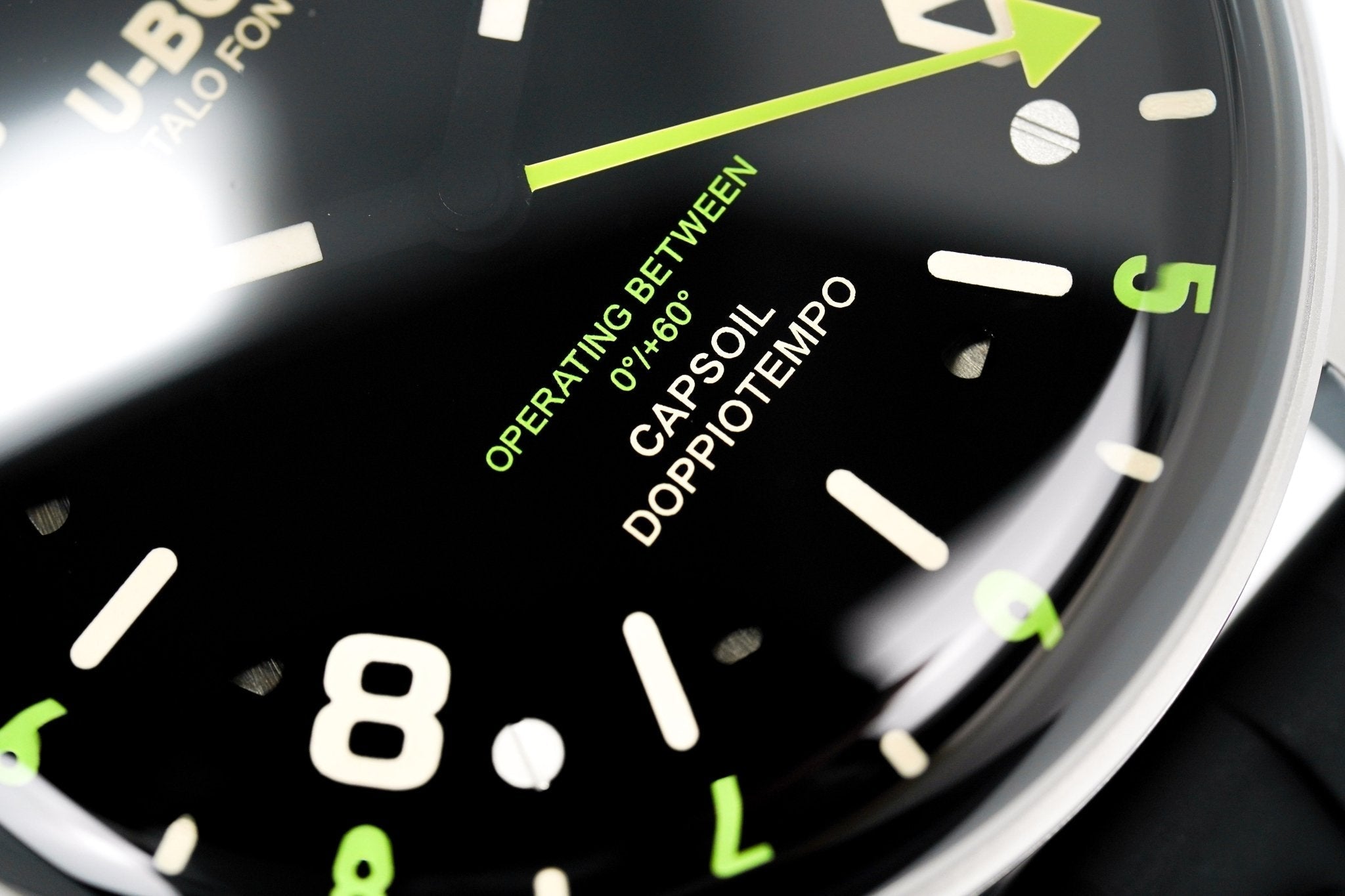 U-Boat Watch Capsoil Doppiotempo 45 Green Rehaut