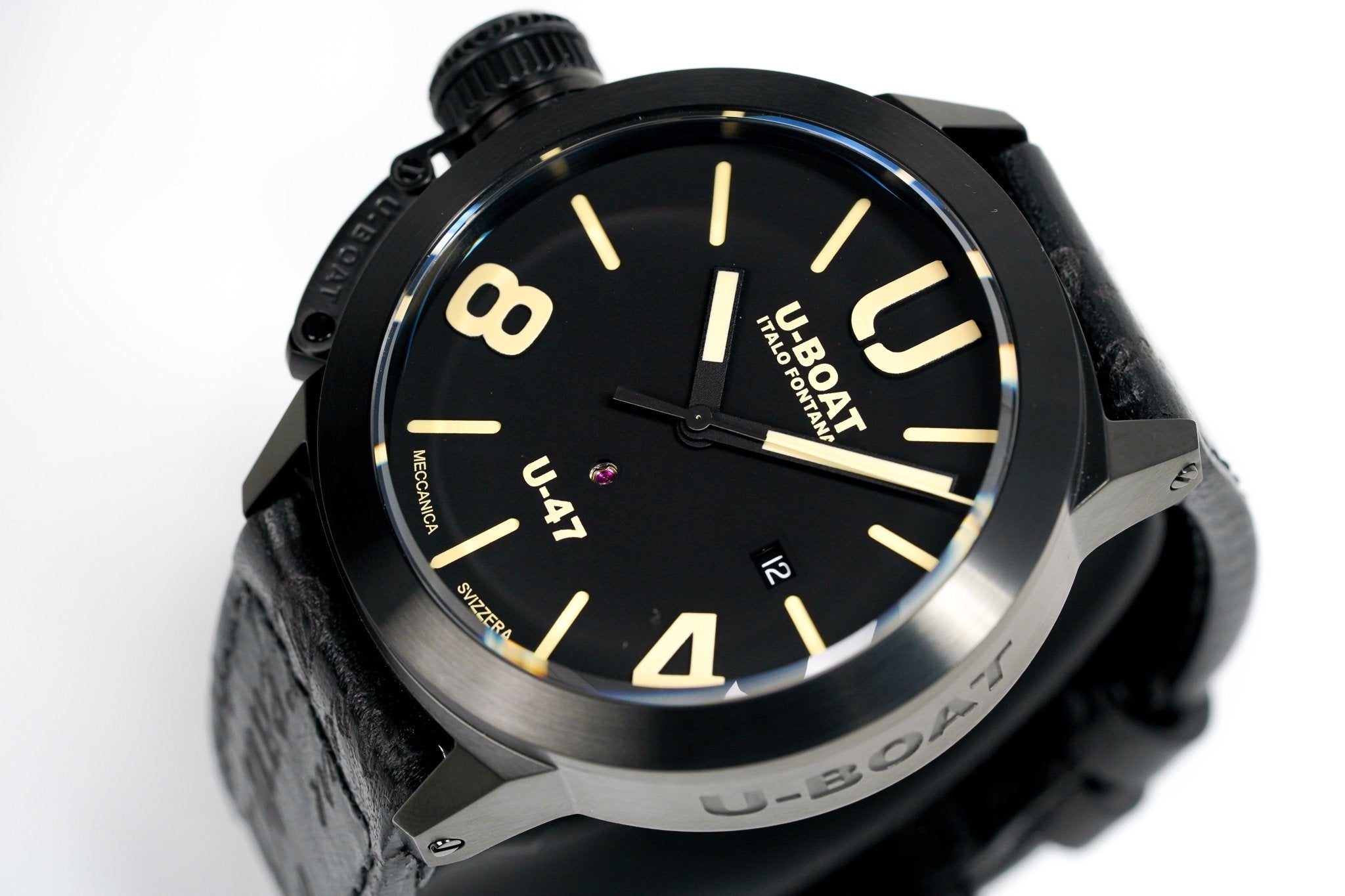 U-Boat Men’s Watch 47mm Classico U-47 Black AB1