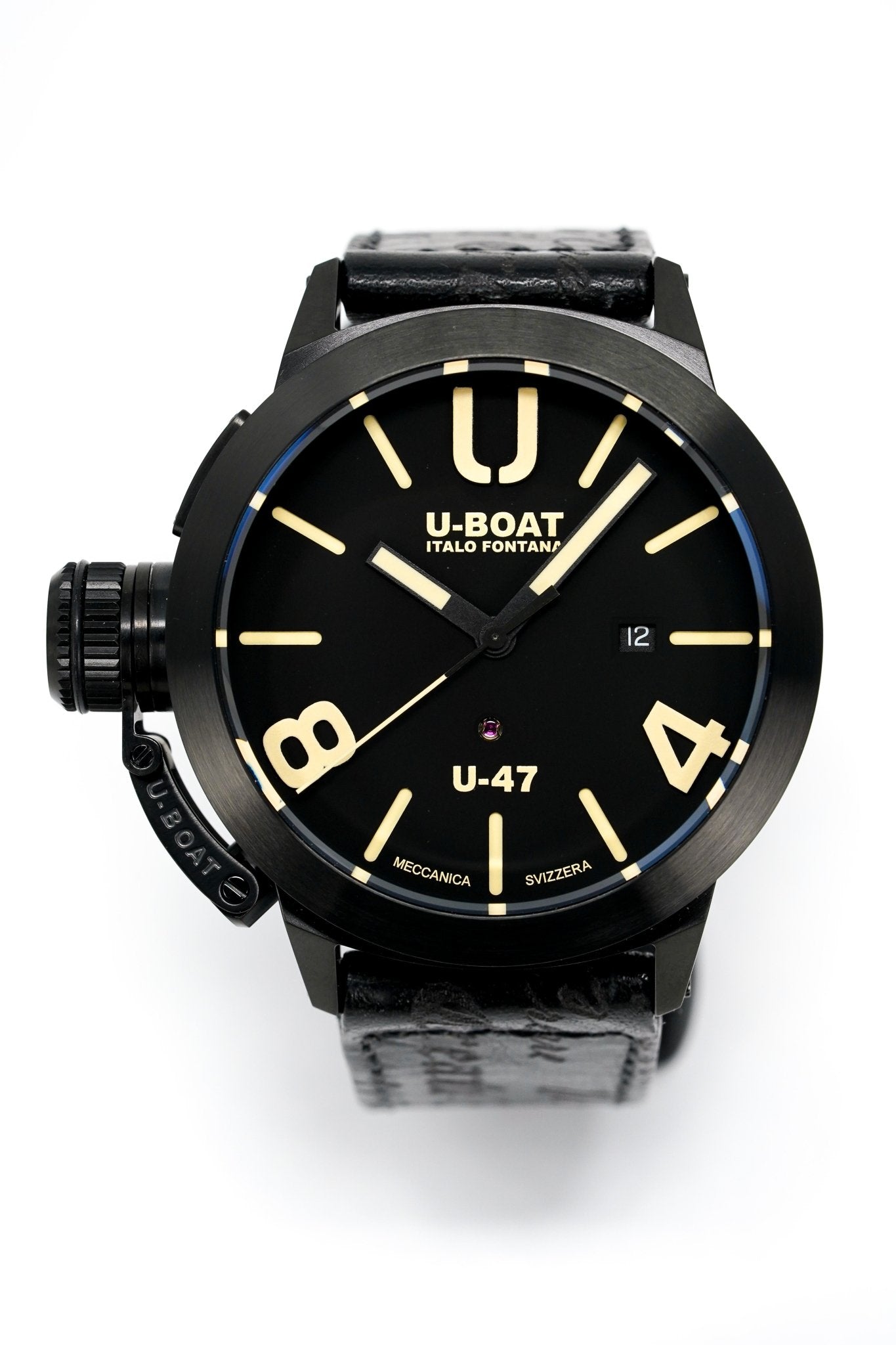 U-Boat Men’s Watch 47mm Classico U-47 Black AB1