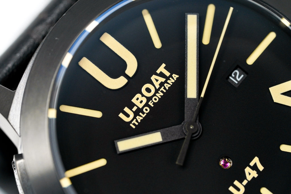 U-Boat Men’s Watch 47mm Classico U-47 Black AB1