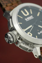 U-Boat Men’s Watch 47mm Classico U-47 Black Brown