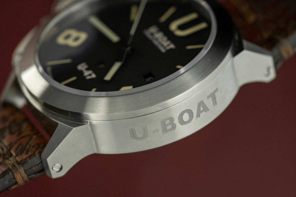 U-Boat Men’s Watch 47mm Classico U-47 Black Brown
