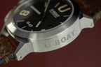 U-Boat Men’s Watch 47mm Classico U-47 Black Brown