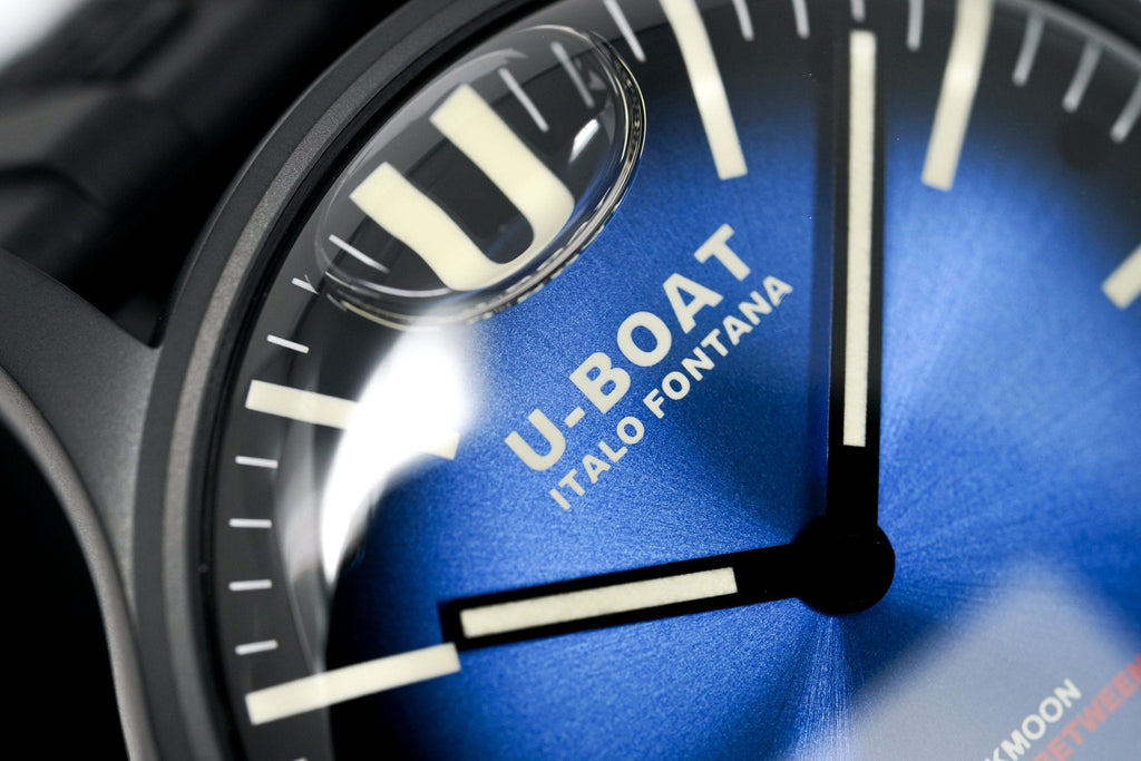 U-Boat Watch Darkmoon 44 Blue Soleil IP Black
