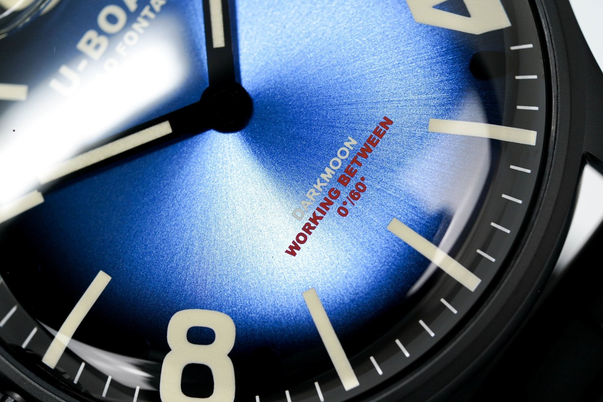 U-Boat Watch Darkmoon 44 Blue Soleil IP Black