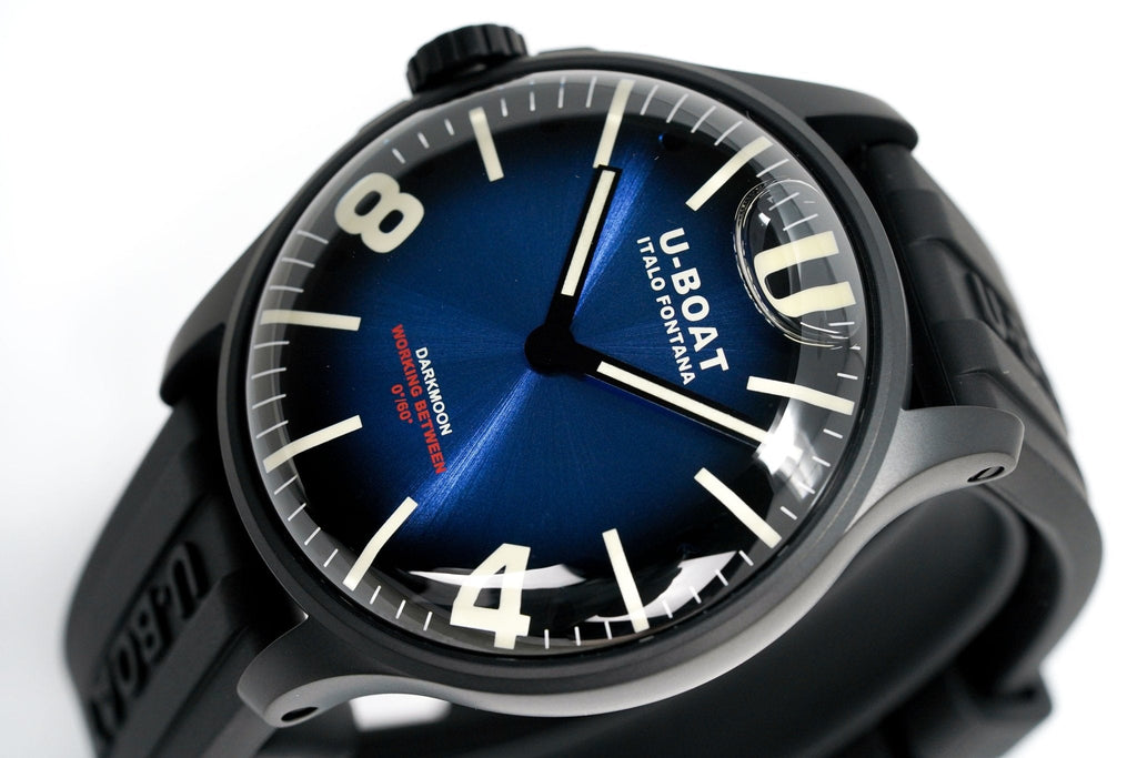 U-Boat Watch Darkmoon 44 Blue Soleil IP Black