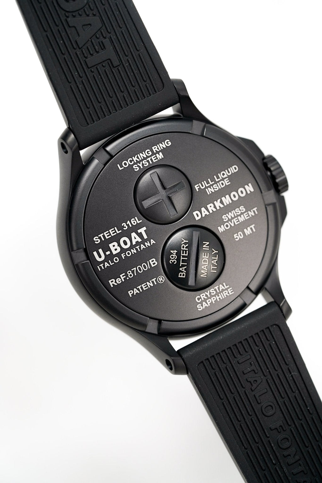 U-Boat Watch Darkmoon 44 Blue Soleil IP Black
