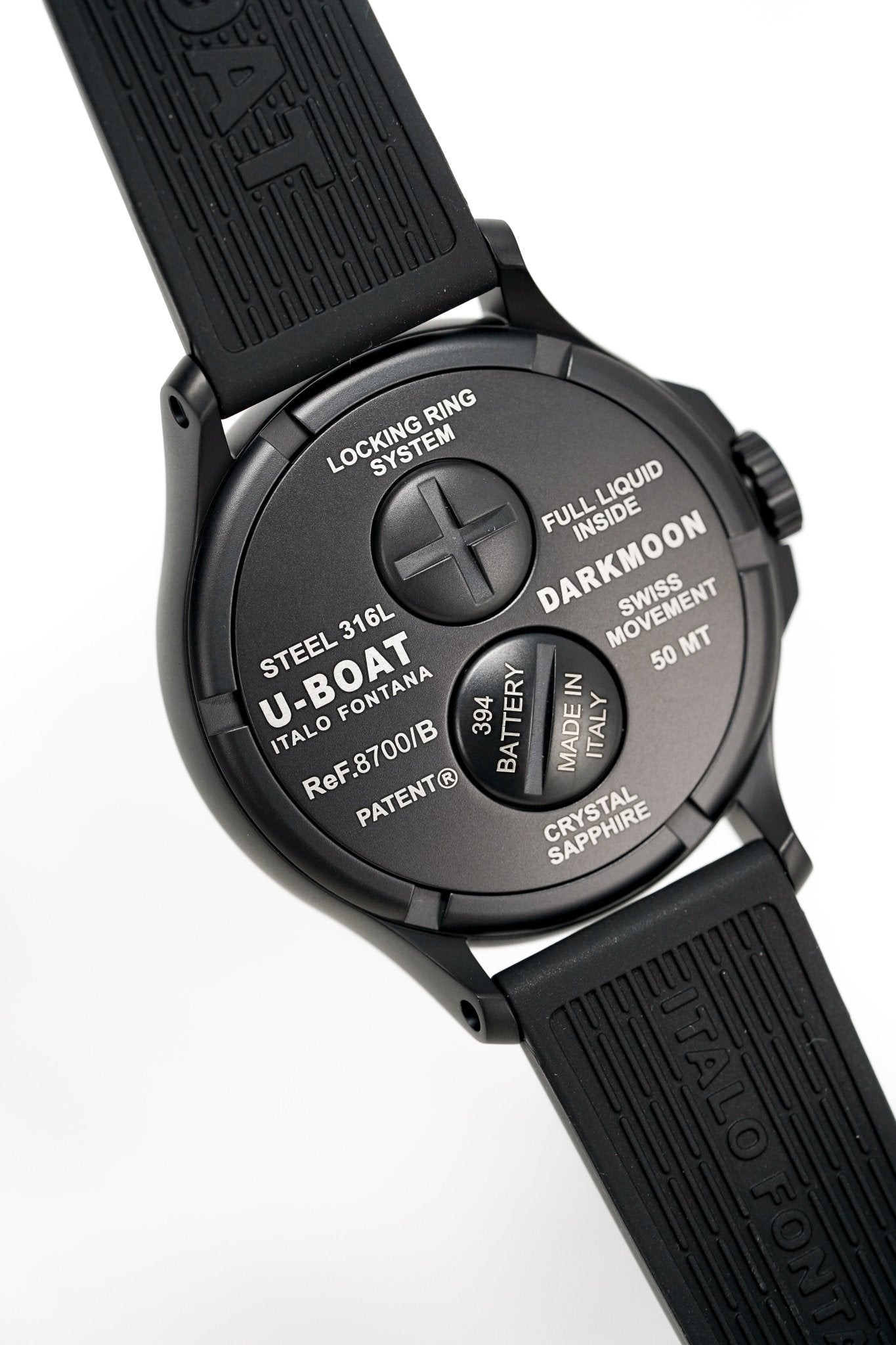 U-Boat Watch Darkmoon 44 Blue Soleil IP Black