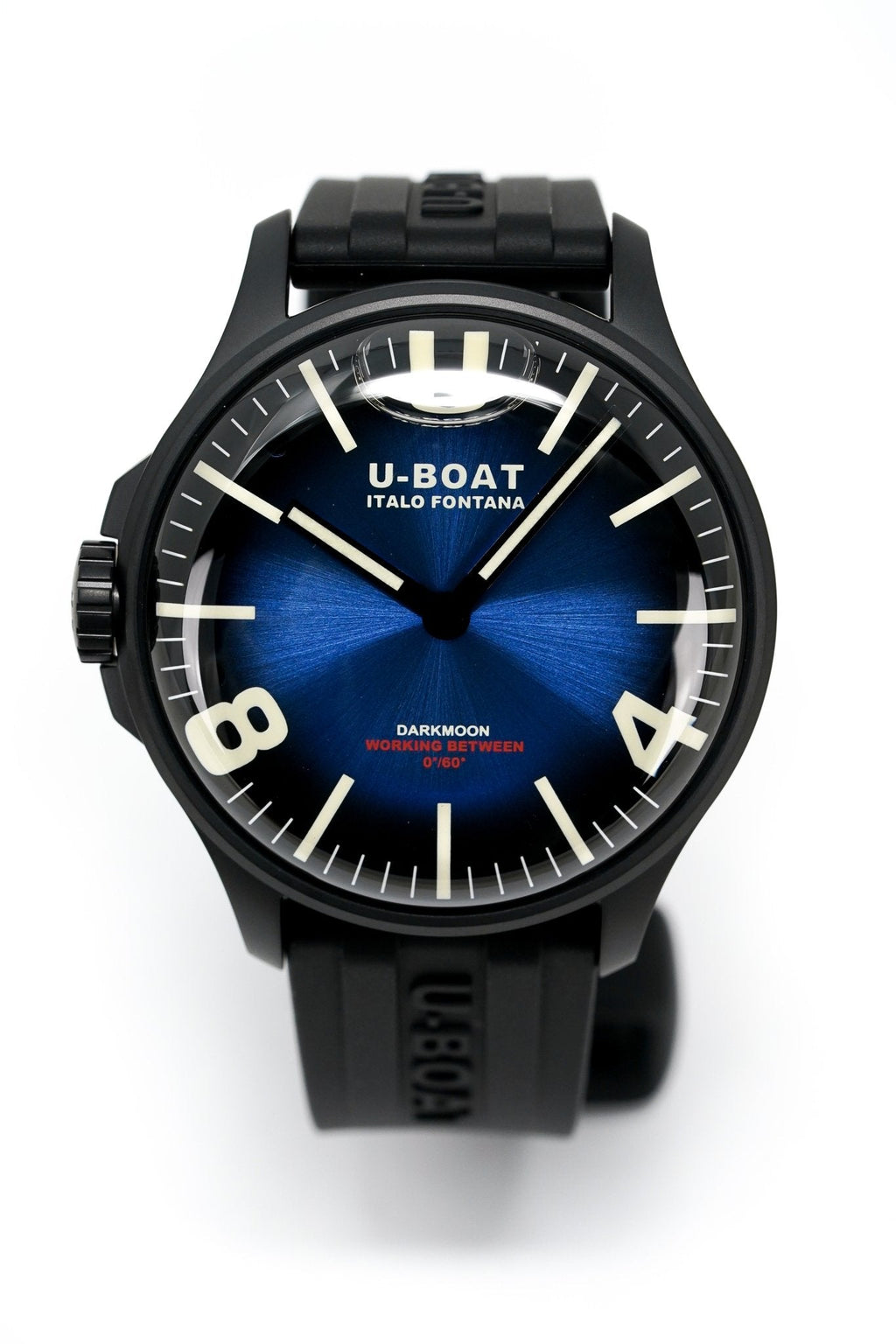 U-Boat Watch Darkmoon 44 Blue Soleil IP Black