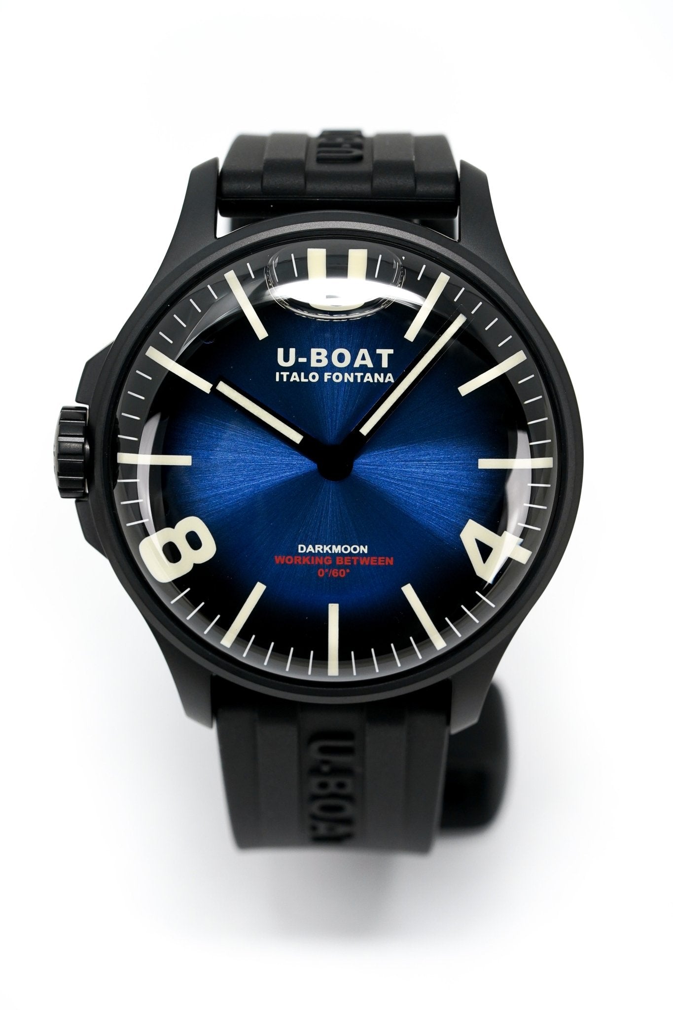 U-Boat Watch Darkmoon 44 Blue Soleil IP Black